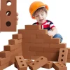 Realistic Foam Bricks - 100 Pack