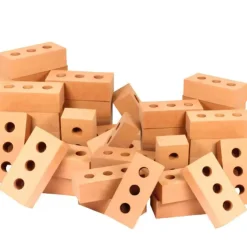 Realistic Foam Bricks - 50 Pack