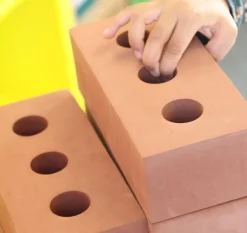 Realistic foam bricks & breeze blocks - 45pcs