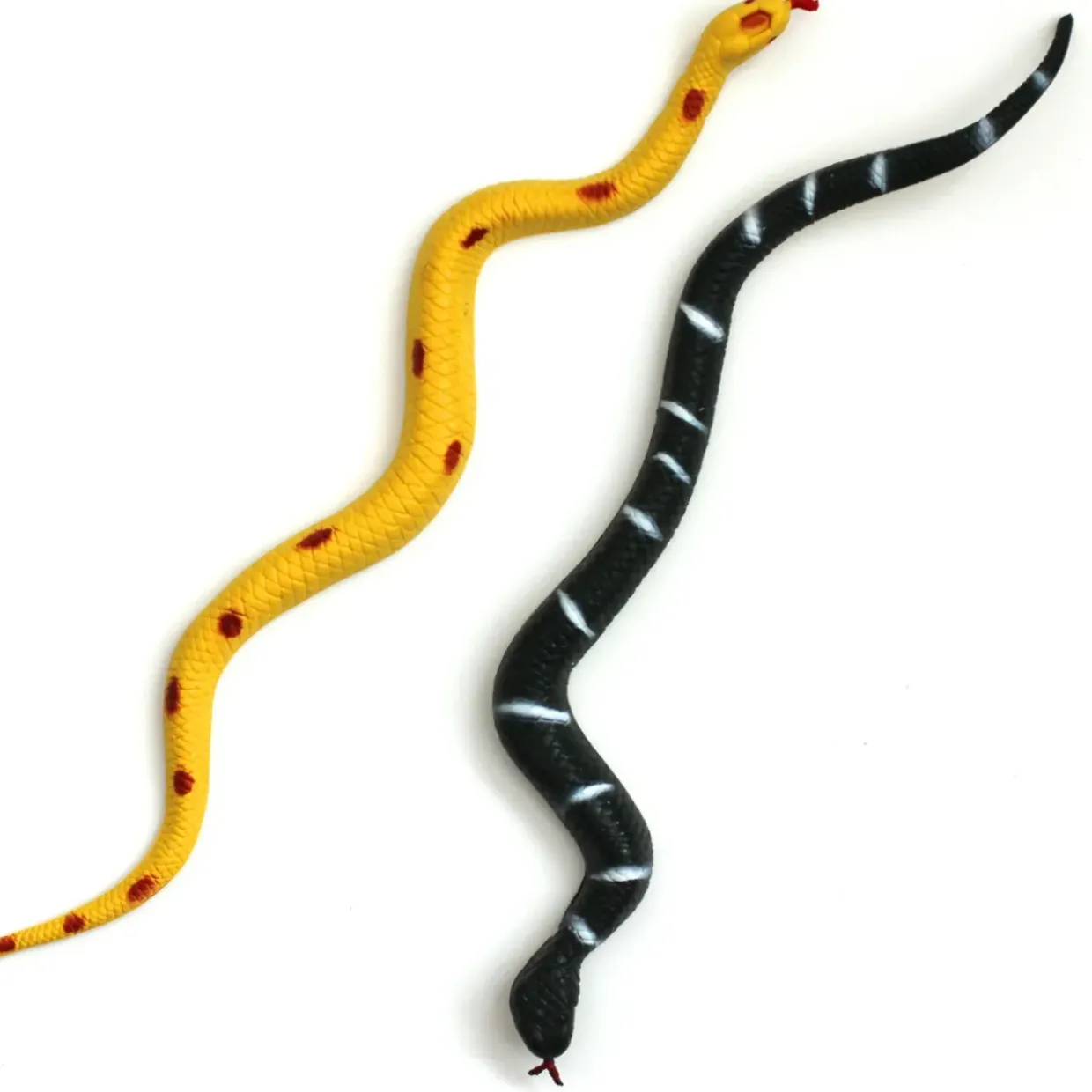 Realistic Rubber Snake Toys - 6pcs