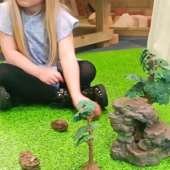 Realistic Small World Scenery, Rocks, Logs & Trees. 10pc