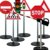 Road Safety Traffic Signs, Traffic Light & Parking Barrier Set.