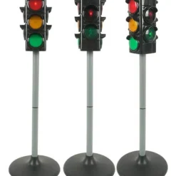 Road Safety Traffic Signs, Traffic Light & Parking Barrier Set.