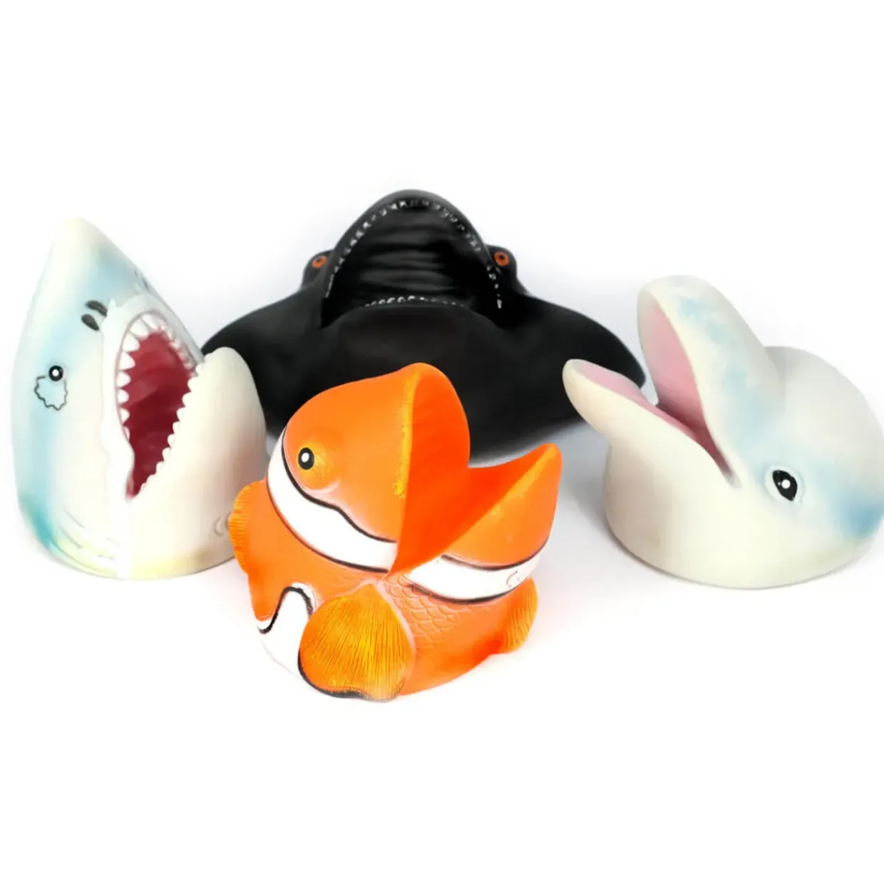 Sea Animal Hand Puppets - Set of 4
