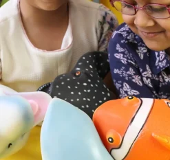 Sea Animal Hand Puppets - Set of 4