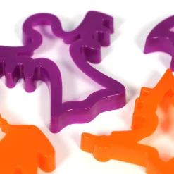 Set Of 6 Halloween Themed Cookie Cutting Shapes