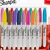 Sharpie Permanent Fine Markers Assorted Fun Colours (Pack 18)