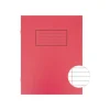 Silvine Red 229x178mm Ruled Exercise Books (Pack of 10)