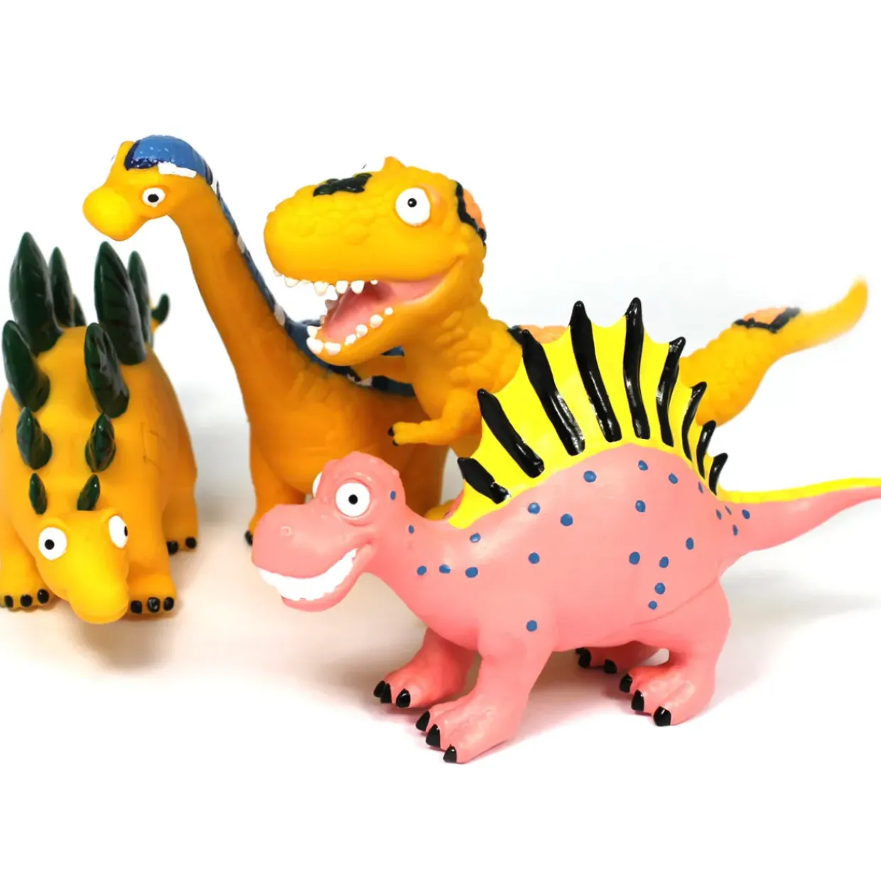 Small World Cartoon Dinosaurs - 4pcs