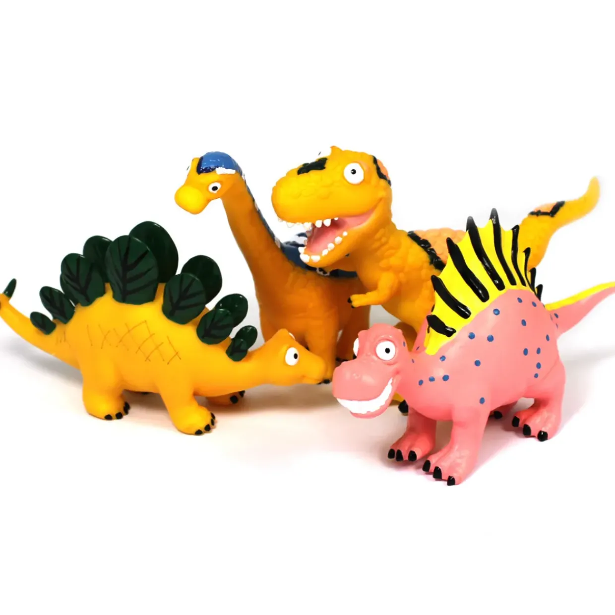 Small World Cartoon Dinosaurs - 4pcs