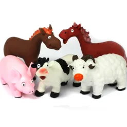 Small World Cartoon Farm Animals- 5pcs