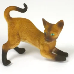 Small World Domestic Pet Dog Cat & Rabbit Figures - 16pc for Pretend Play