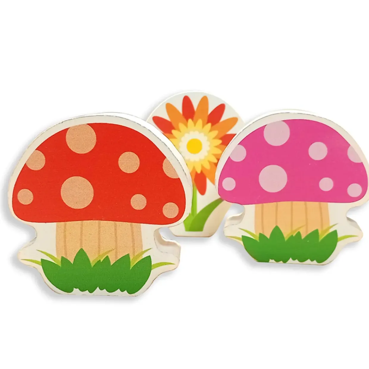 Small World Fairy Wooden Figures. 8PCS