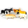 Small World Farm Animal Toys - 6 Piece Set with Realistic Detail