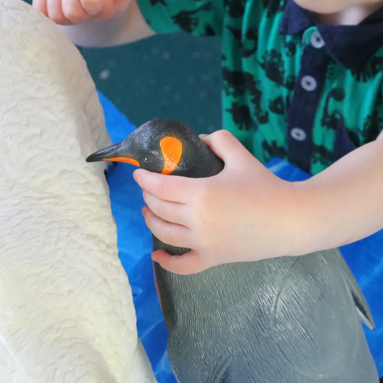 Small World Jumbo Arctic Animals 4pc Set for Realistic & Engaging Learning