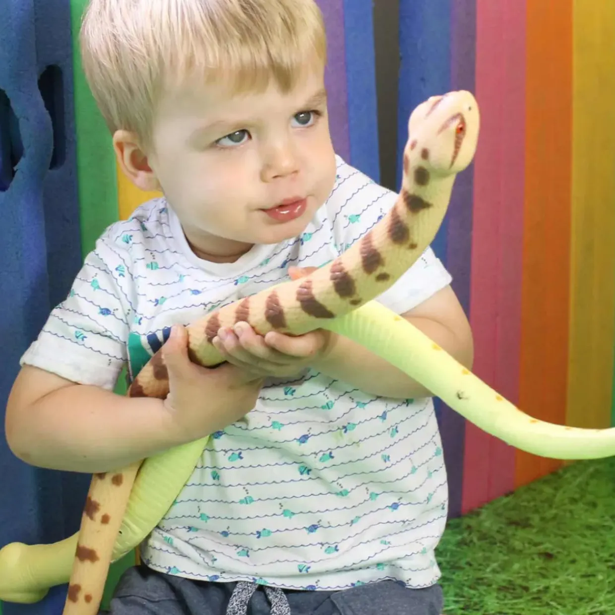 Small World Jumbo Snakes - 4pcs for Imaginative play