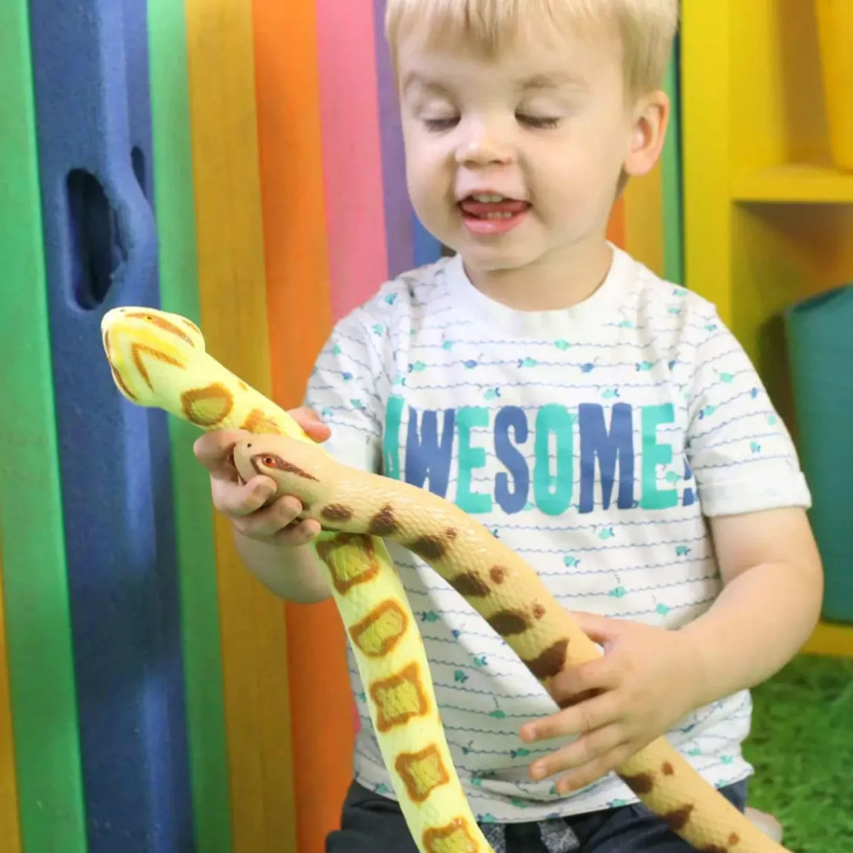 Small World Jumbo Snakes - 4pcs for Imaginative play