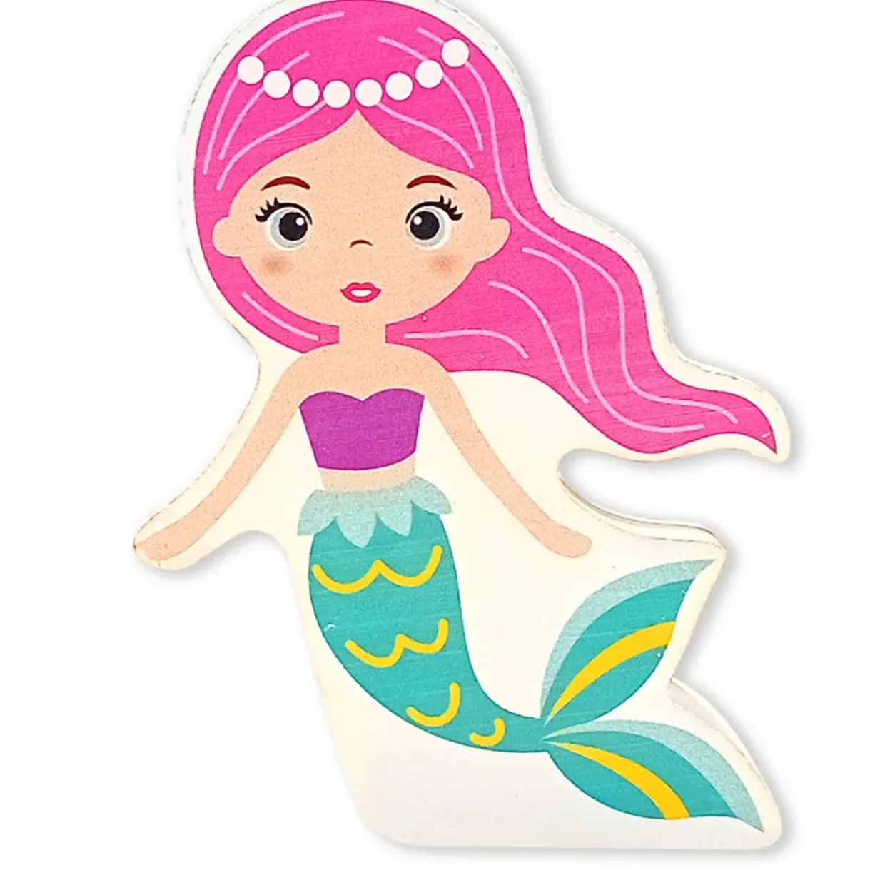 Small World Mermaid Wooden Figures. 8PCS
