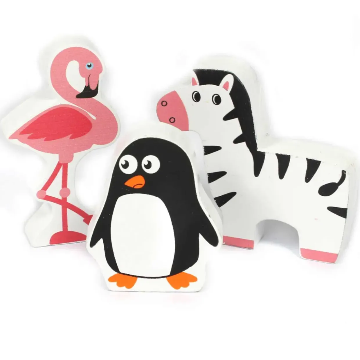 Small World Portable Wooden Zoo Playset