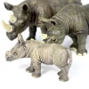 Small World Rhino Family 3pc