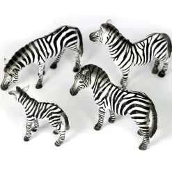 Small World Zebra Family 4pc