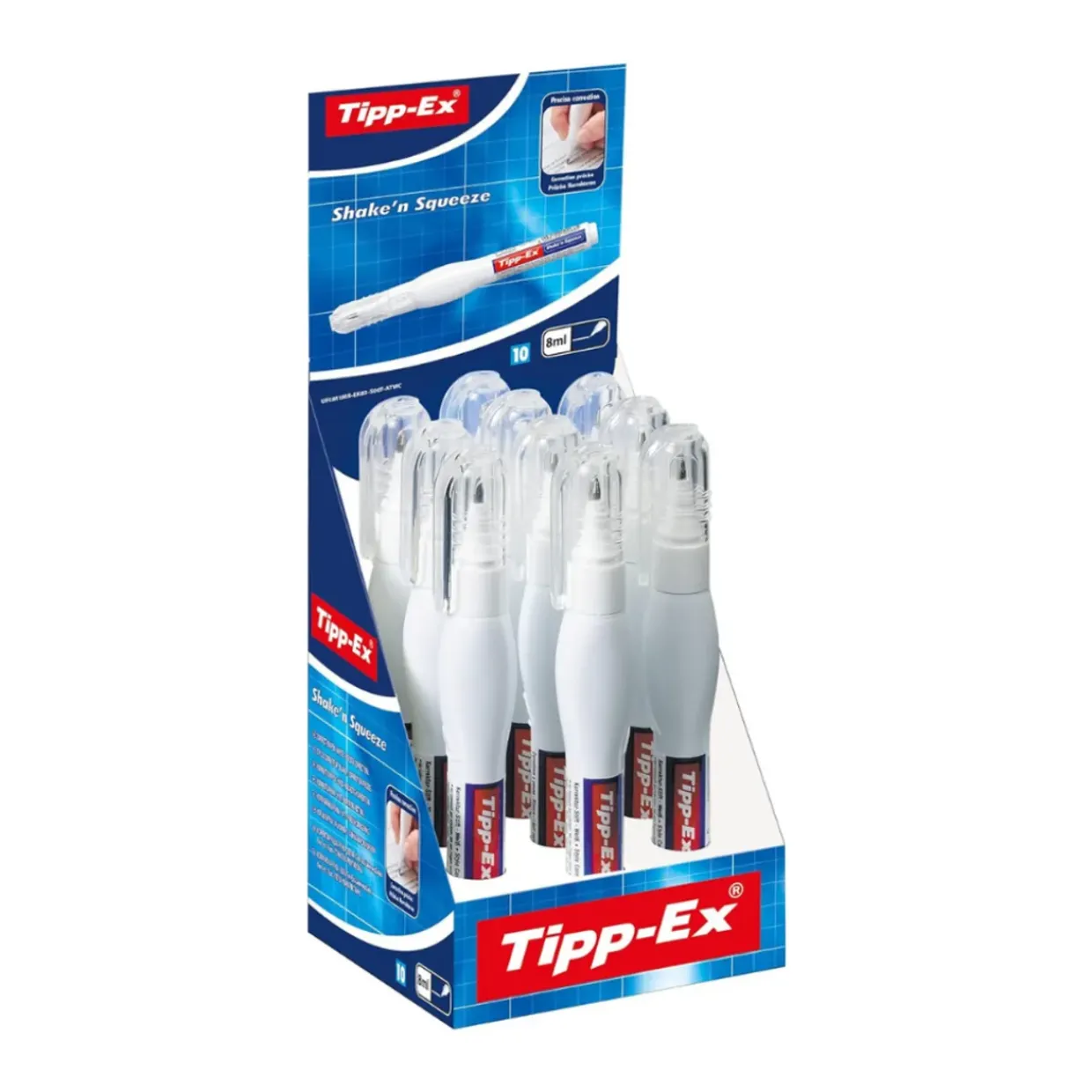 Tipp-Ex Shake'n Squeeze Correction Pen (Pack of 10)