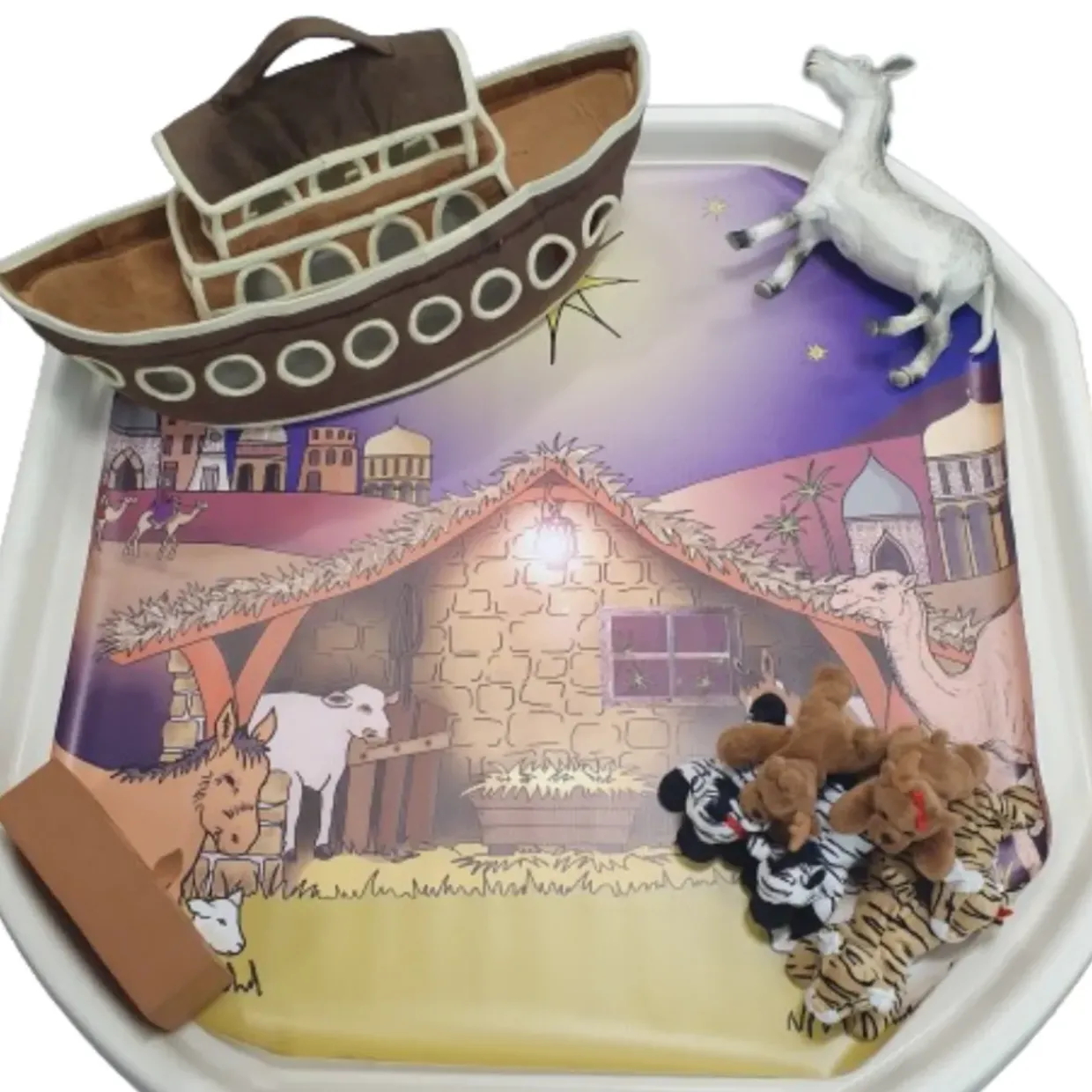 Tuff Tray Mat - Christmas Nativity