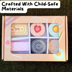 Wooden Biscuit Set