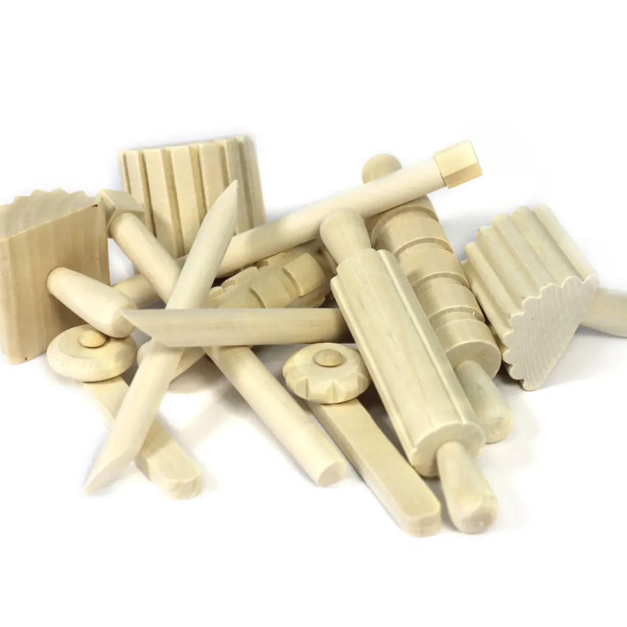 Wooden Dough Tools Set