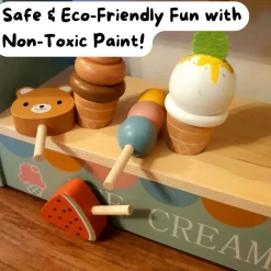 Wooden Ice Cream Stand