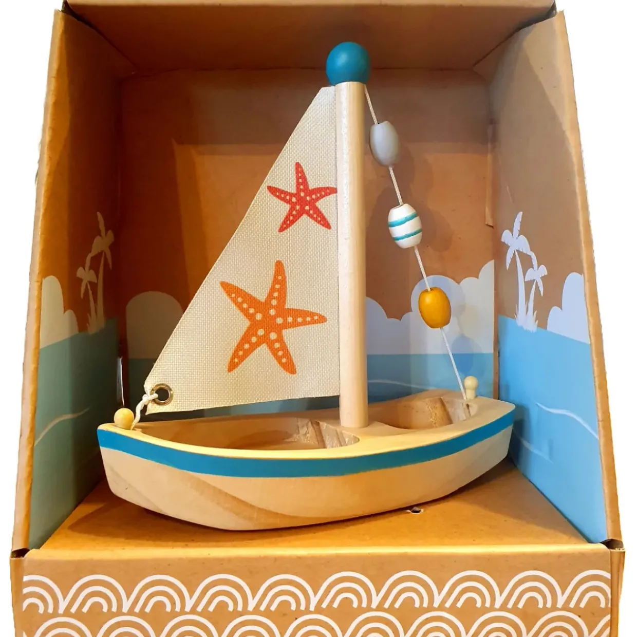 Wooden Toy Boat