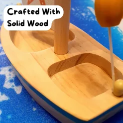 Wooden Toy Boat